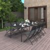 Outdoor Dining Set Steel