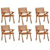 Garden Chairs Solid Acacia Wood