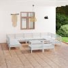 12 Piece Garden Lounge Set Solid Pinewood