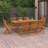 Garden Dining Set Solid Wood Acacia