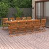 Garden Dining Set Solid Wood Acacia