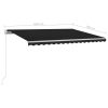 Automatic Retractable Awning 450×300 cm Anthracite
