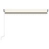 Automatic Retractable Awning 400×300 cm Cream