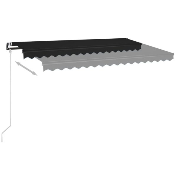 Automatic Retractable Awning 400×350 cm Anthracite