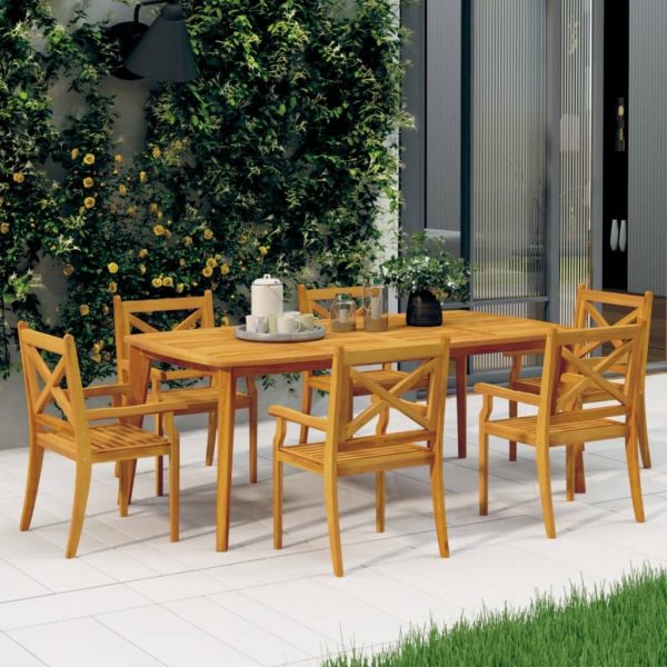 Outdoor Dining Chairs Solid Wood Acacia