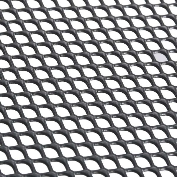 Folding Mesh Table Steel Anthracite – 80x80x72 cm