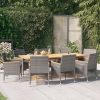 Garden Dining Set with Cushions