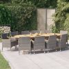 Garden Dining Set with Cushions