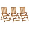 Garden Reclining Chairs Solid Acacia Wood