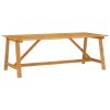 Garden Dining Table Solid Acacia Wood