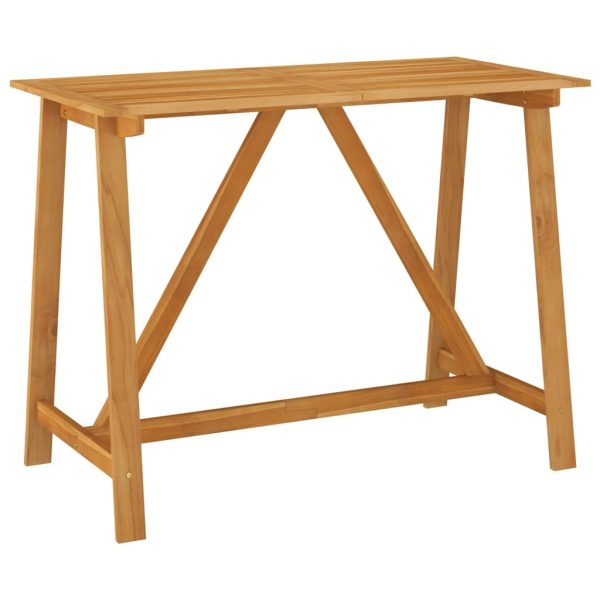 Garden Bar Table Solid Acacia Wood