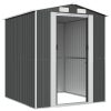 Garden Shed Anthracite 192x191x223 cm Galvanised Steel