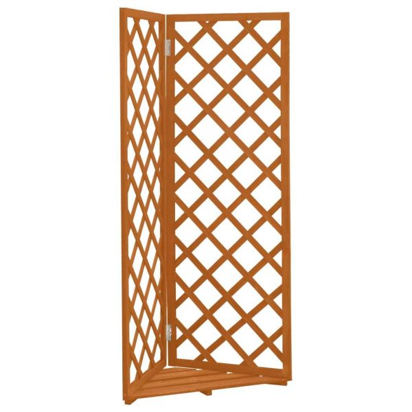 Corner Trellis 50x50x145 cm Solid Firwood