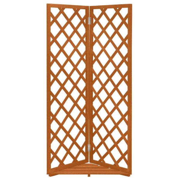 Corner Trellis 50x50x145 cm Solid Firwood