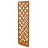 Corner Trellis Orange 50x50x145 cm Solid Firwood