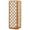 Corner Trellis Orange 50x50x145 cm Solid Firwood