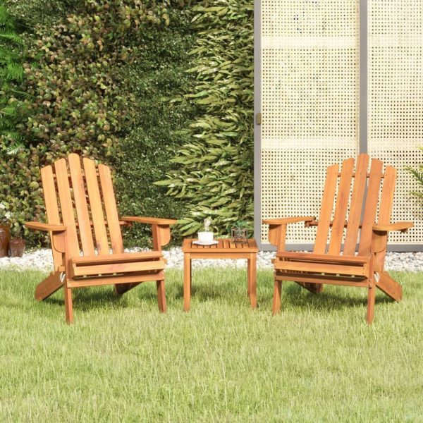 Adirondack Garden Lounge Set Solid Wood Acacia