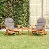 Adirondack Garden Lounge Set Solid Wood Acacia