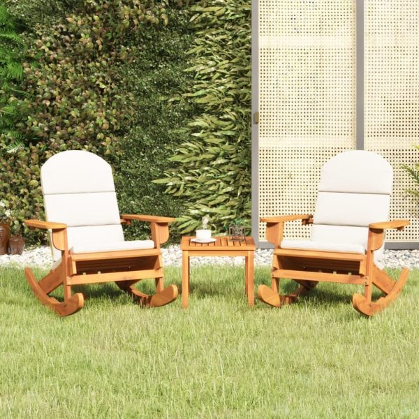 Adirondack Garden Lounge Set Solid Wood Acacia