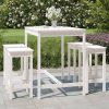 5 Piece Garden Bar Set Solid Pine Wood