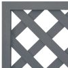 Trellis Planters 2 pcs Grey 65x33x135 cm WPC