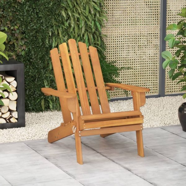 Garden Adirondack Chairs 2 pcs Solid Acacia Wood