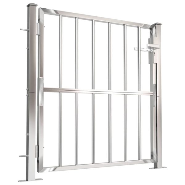 Garden Gate 100×100 cm Stainless Steel