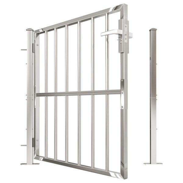 Garden Gate 100×100 cm Stainless Steel