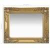 Wall Mirror Baroque Style 50×40 cm Gold