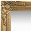 Wall Mirror Baroque Style 60×60 cm Gold