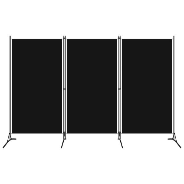 Galena Room Divider – 260×180 cm, Black