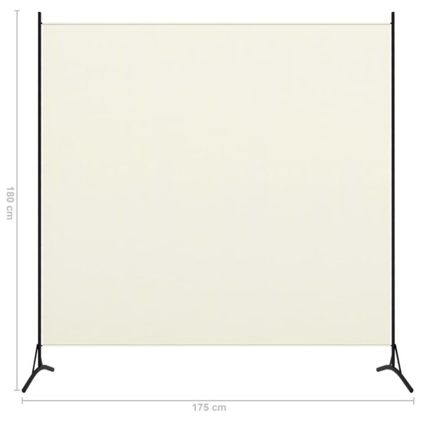 Addlestone Room Divider – 175×180 cm, White