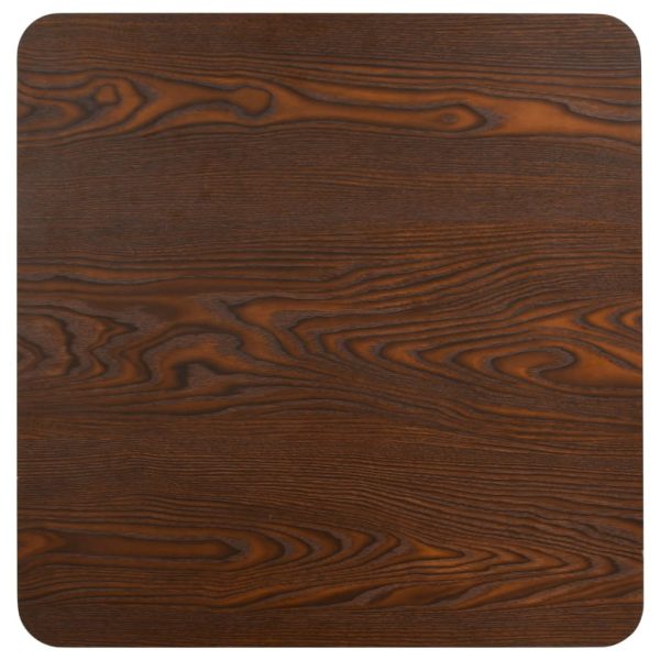 Bistro Table MDF – 50×50 cm, Dark Brown