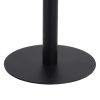 Bistro Table MDF – 80×80 cm, Light Brown and Black