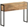 Planter 90x20x68 cm Rough Mango Wood