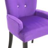 Armchair Purple Velvet