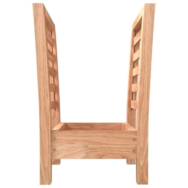 Magazine Rack 40×26.5×38.5 cm Solid Wood Walnut