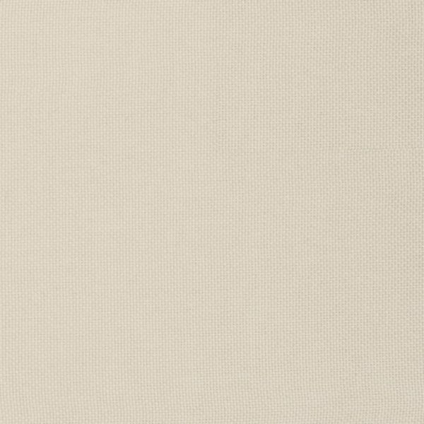 Footstool 51x41x40 cm Fabric – Cream
