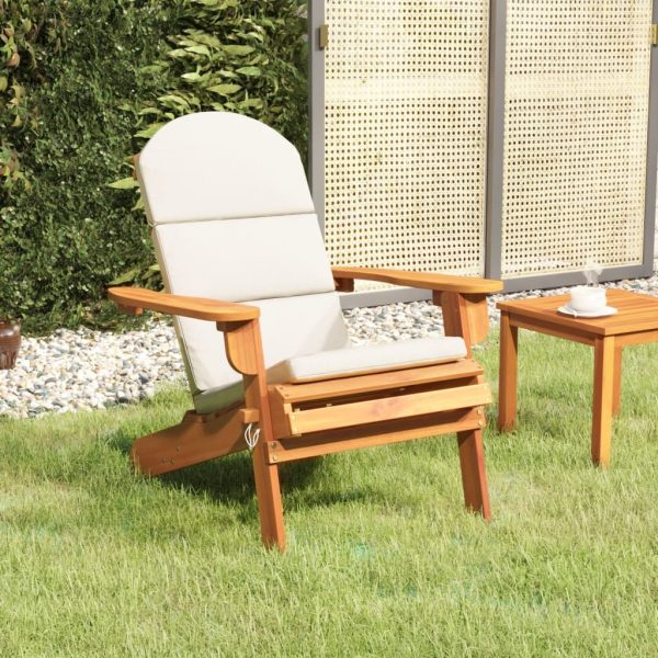 Garden Adirondack Chairs 2 pcs Solid Acacia Wood