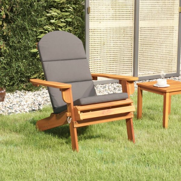 Garden Adirondack Chairs 2 pcs Solid Acacia Wood