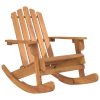 Adirondack Rocking Chair Solid Acacia Wood – Brown