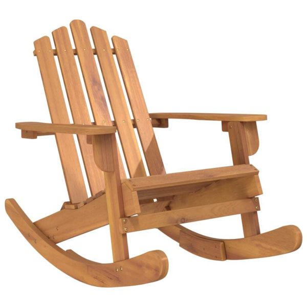 Adirondack Rocking Chair Solid Acacia Wood