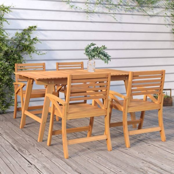 Garden Table Solid Wood Acacia