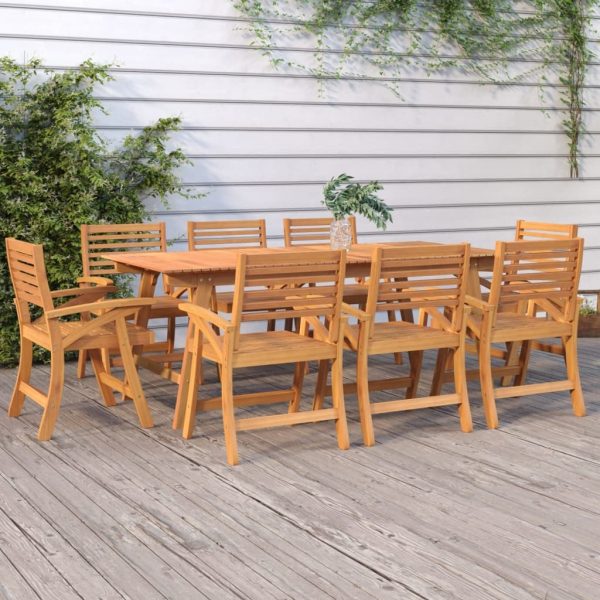 Garden Table Solid Wood Acacia