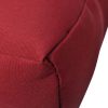 Upholstered Seat Cushion 60 x 60 x 10 cm Wine Red