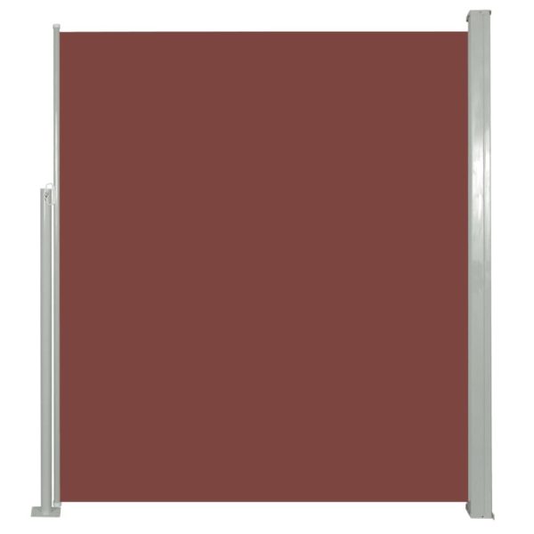 Patio Retractable Side Awning 160 x 300 cm Brown
