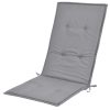 Garden Chair Cushions 2 pcs Grey 120x50x3 cm