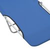 Folding Sun Loungers 2 pcs Steel and Fabric – Dark Blue