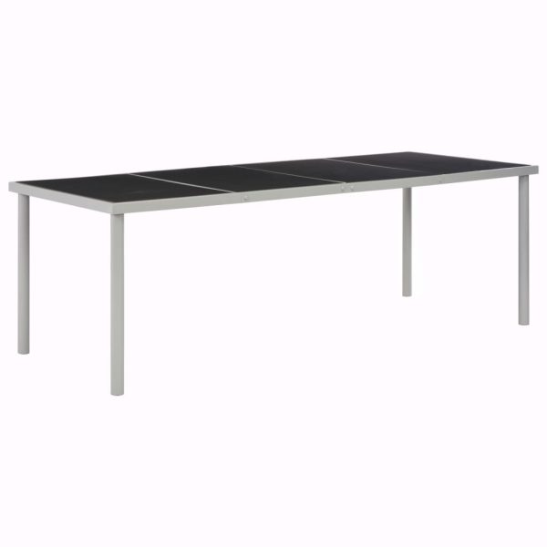 Garden Table 220x90x74.5 cm Steel