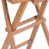 Folding Bar Stools Solid Teak Wood – 2